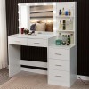Masa toaleta Tartu, MDF, alba, L.118 cm, MIFU000246-UN