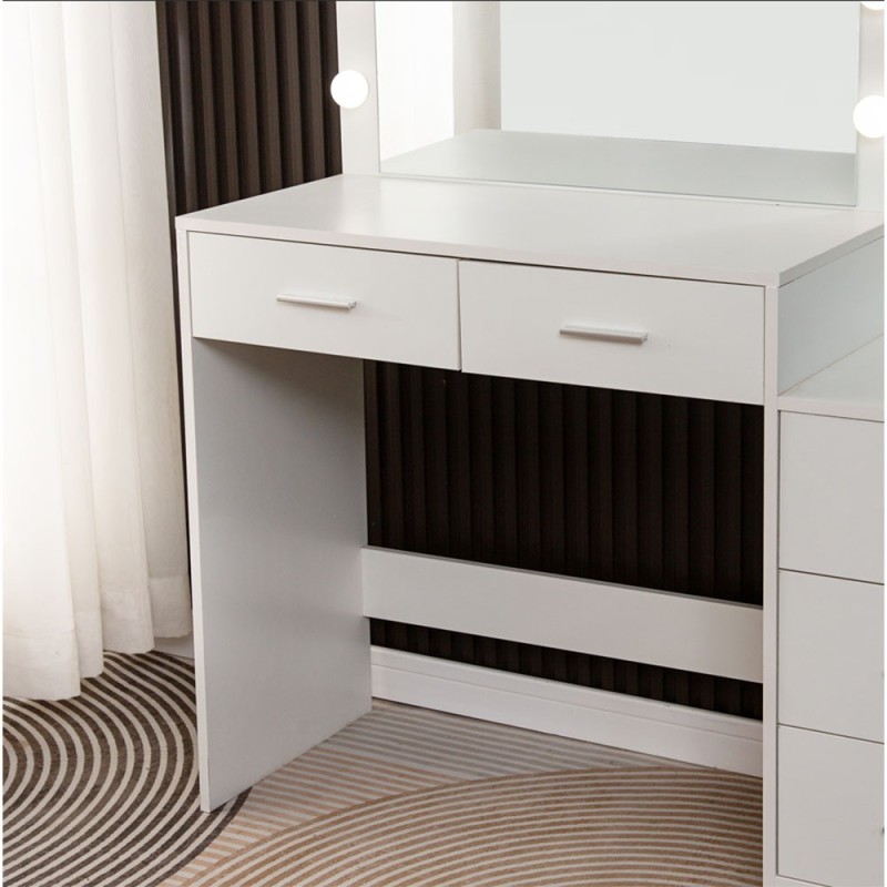Masa toaleta Tartu, MDF, alba, L.118 cm, MIFU000246-UN