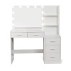 Masa toaleta Tartu, MDF, alba, L.118 cm, MIFU000246-UN