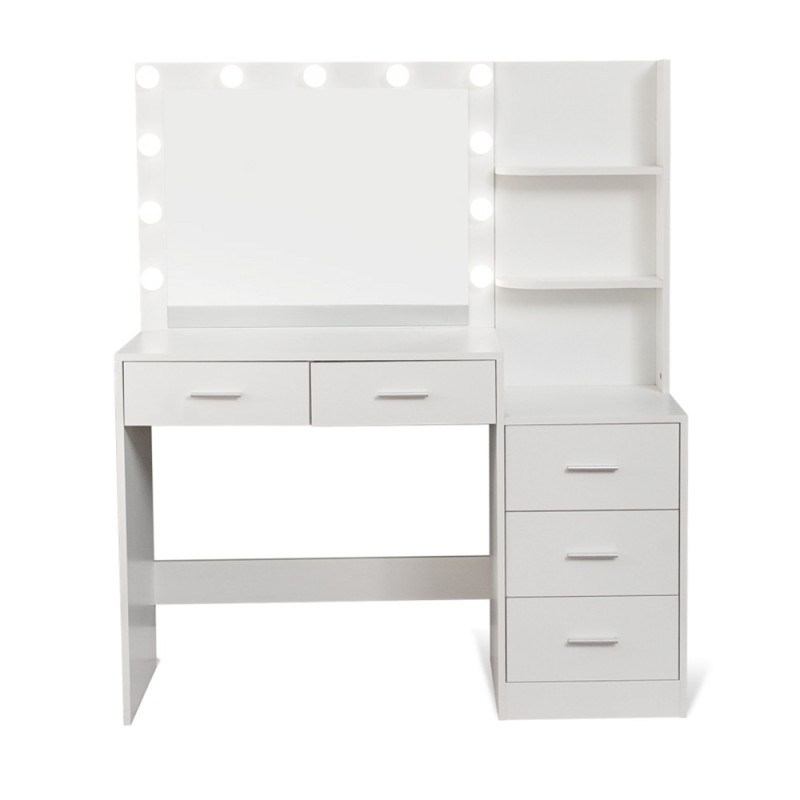 Masa toaleta Tartu, MDF, alba, L.118 cm, MIFU000246-UN