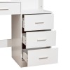 Masa toaleta Tartu, MDF, alba, L.118 cm, MIFU000246-UN