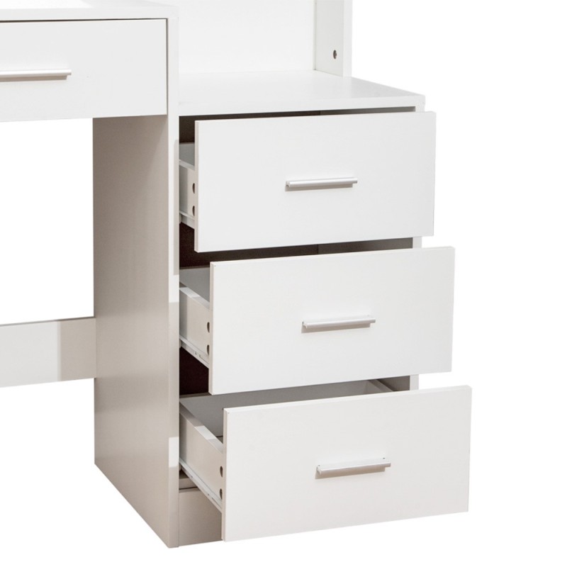 Masa toaleta Tartu, MDF, alba, L.118 cm, MIFU000246-UN