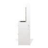 Masa toaleta Voss, MDF, sticla, alba, L.90 cm, MIFU000249-UN