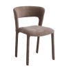 Scaun dining Ghent, metal, material textil, spuma, taupe, H.79 cm, MIFU000253-GY