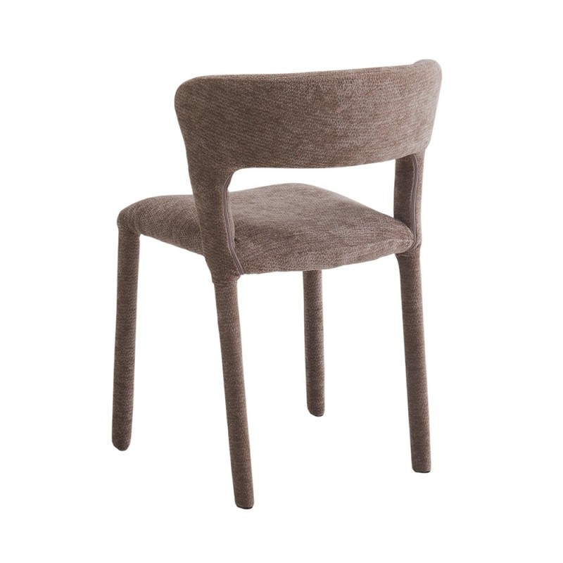 Scaun dining Ghent, metal, material textil, spuma, taupe, H.79 cm, MIFU000253-GY