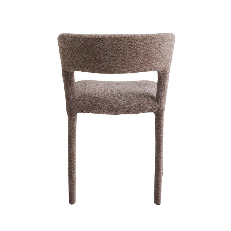 Scaun dining Ghent, metal, material textil, spuma, taupe, H.79 cm, MIFU000253-GY