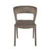 Scaun dining Ghent, metal, catifea, taupe, H.79 cm, MIFU000253-TP