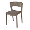 Scaun dining Ghent, metal, catifea, taupe, H.79 cm, MIFU000253-TP