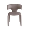 Scaun dining Matera, lemn, catifea, taupe, H.76 cm, MIFU000254-TP