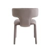 Scaun dining Matera, lemn, catifea, taupe, H.76 cm, MIFU000254-TP