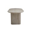 Masa dining Calais, MDF, aspect travertin, bej, L.200 cm, MIFU000256-BG
