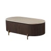 Masa de cafea Royan, metal, MDF, aspect nuc, L.130 cm, MIFU000264-WALN