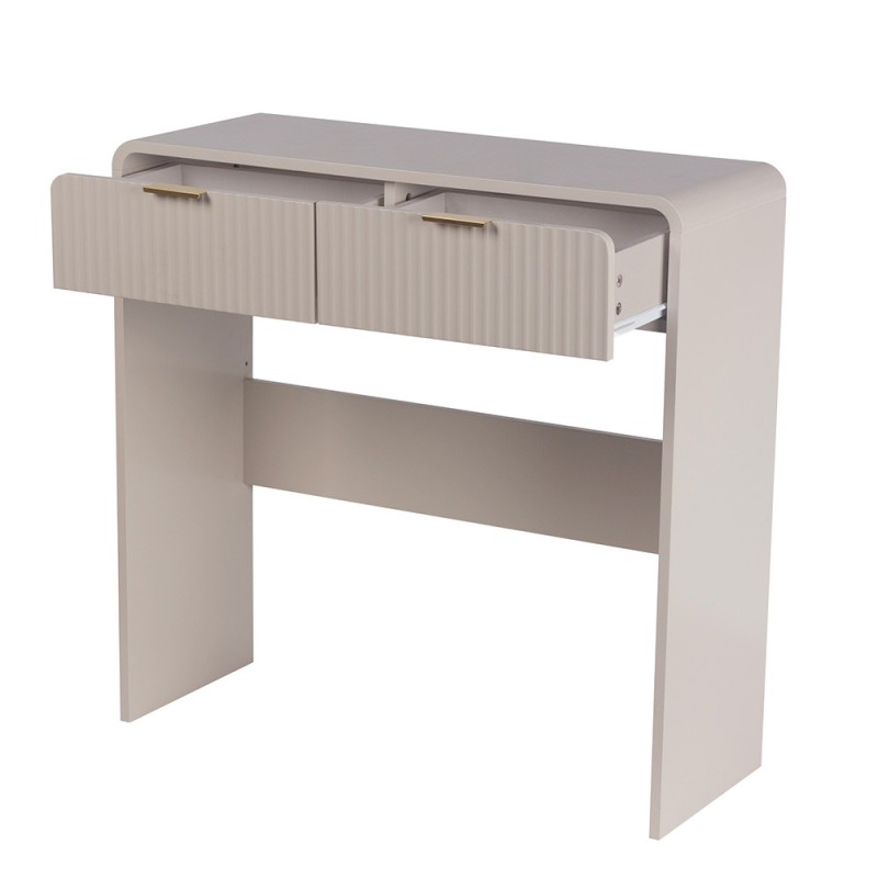 Consola Odda, metal, MDF, bej, L.79 cm, MIFU000273-BG