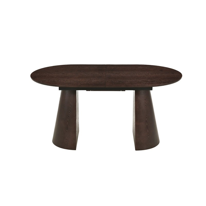 Masa dining extensibila Furmas, MDF, maro, L.160/200 cm,  MIFU000279-WALN