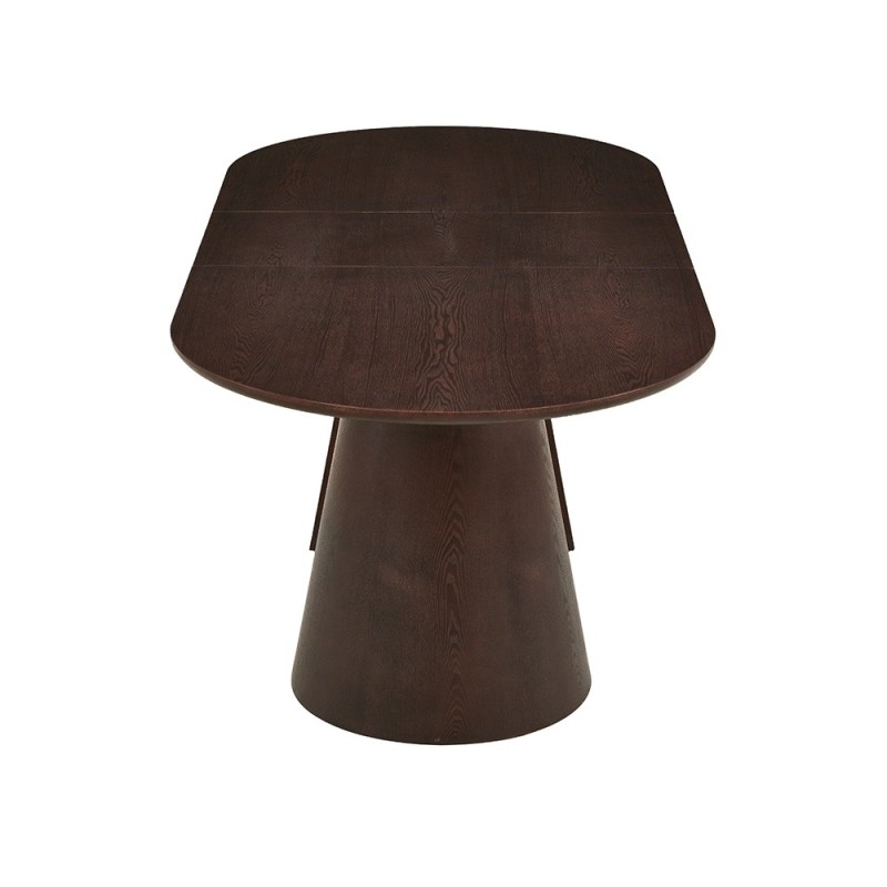 Masa dining extensibila Furmas, MDF, maro, L.160/200 cm,  MIFU000279-WALN