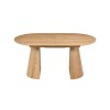 Masa dining extensibila Furnas, MDF, furnir de stejar, L.160/200 cm, MIFU000279-WOOD