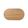 Masa dining extensibila Furnas, MDF, furnir de stejar, L.160/200 cm, MIFU000279-WOOD