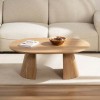 Masuta de cafea Furnas, MDF, aspect lemn, L.120 cm,  MIFU000280-WOOD