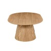 Masuta de cafea Furnas, MDF, aspect lemn, L.120 cm,  MIFU000280-WOOD