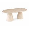Masa de cafea Hamar, MDF, ceramica, aspect travertin, bej, L.130 cm, MIFU000282-SD
