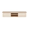 Comoda TV Fermo, MDF, ceramica, aspect travertin, bej, L.180 cm, MIFU000283-BG