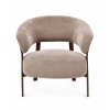 Fotoliu Rauma, metal, poliester, taupe, H.76 cm, MIFU000288-SD