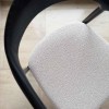 Scaun dining Segovia, lemn de frasin, material textil, negru, H.74 cm, MIFU000295-BK