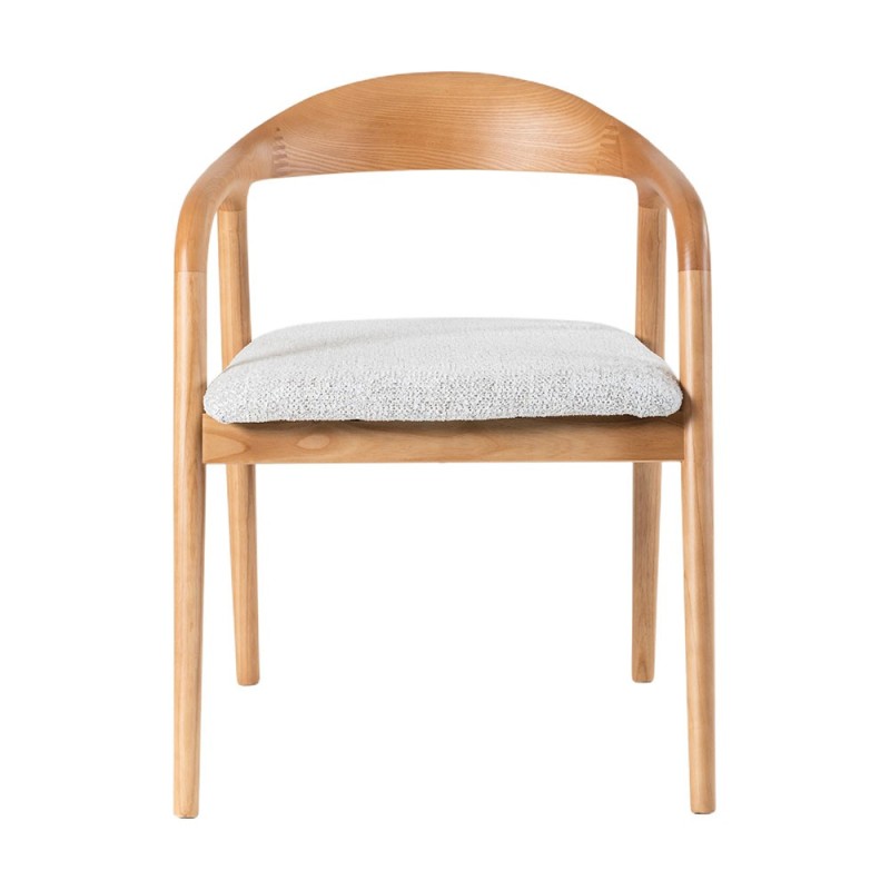 Scaun dining Segovia, lemn de frasin, material textil, H.74 cm, MIFU000295-WOOD