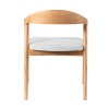 Scaun dining Segovia, lemn de frasin, material textil, H.74 cm, MIFU000295-WOOD