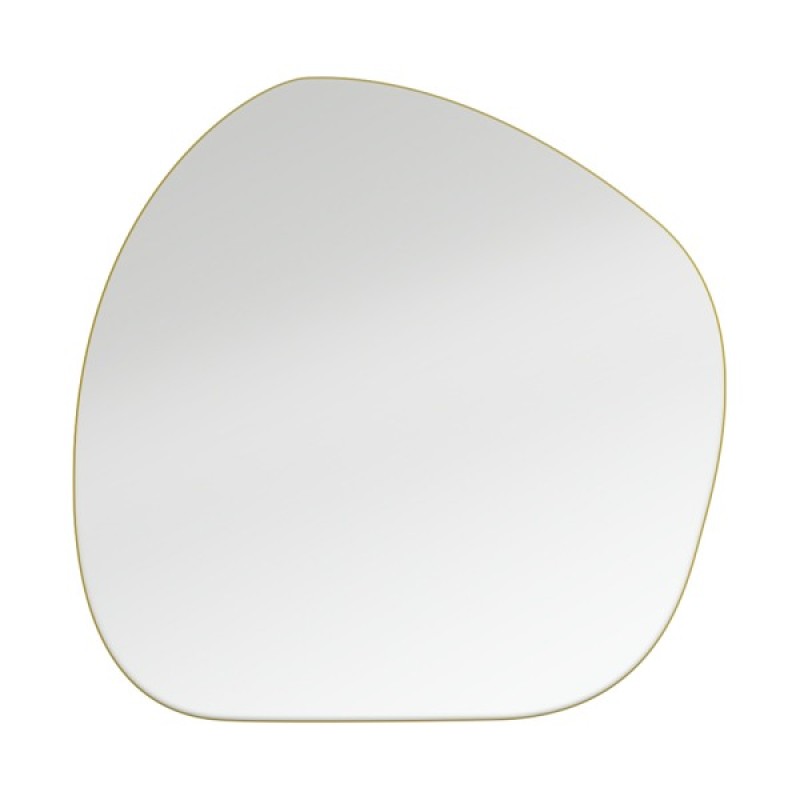 Oglinda Amsterdam, MDF, sticla, aurie, H.55 cm, MILD000011-GL