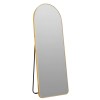 Oglinda de podea Palermo, metal, sticla, aurie, H.160 cm, MILD000013-RSGL