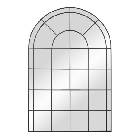 Oglinda Malmo, metal, sticla, negru, H.120 cm, MILD000021-BK