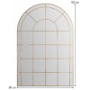Oglinda Malmo, metal, sticla, aurie, H.120 cm, MILD000021-GL