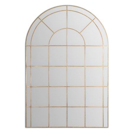 Oglinda Malmo, metal, sticla, aurie, H.120 cm, MILD000021-GL