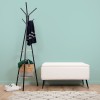 Cuier Manchester, metal, MDF, negru, H.180 cm, MILD000022-BK