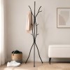 Cuier Ostend, metal, negru, H.180 cm, MILD000024-BK
