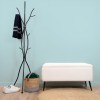 Cuier Ostend, metal, negru, H.180 cm, MILD000024-BK