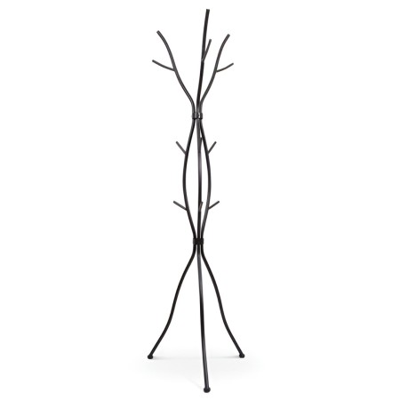 Cuier Ostend, metal, negru, H.180 cm, MILD000024-BK