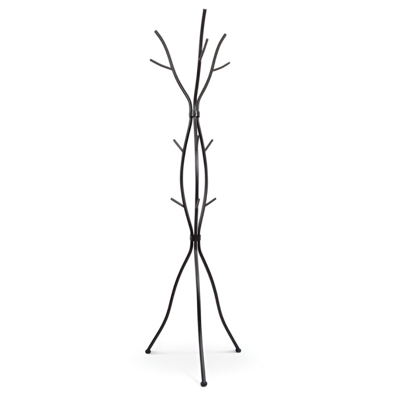 Cuier Ostend, metal, negru, H.180 cm, MILD000024-BK