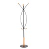 Cuier Lille, metal, marmura, negru, H.185 cm, MILD000035-UN