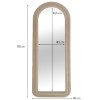 Oglinda de podea Pesaro, catifea, sticla, H.160 cm, MILD000046-BG