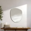 Oglinda Nicosia, sticla, transparent, H.78 cm, MILD000053-UN