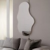 Oglinda Salermo, sticla, transparent, H.90 cm, MILD000054-UN