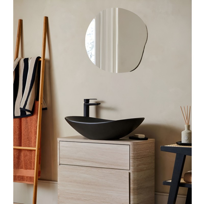 Oglinda Terni, sticla, transparent, H.52 cm, MILD000055-UN