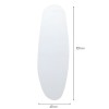 Oglinda Como, sticla, transparent, H.120 cm, MILD000056-UN