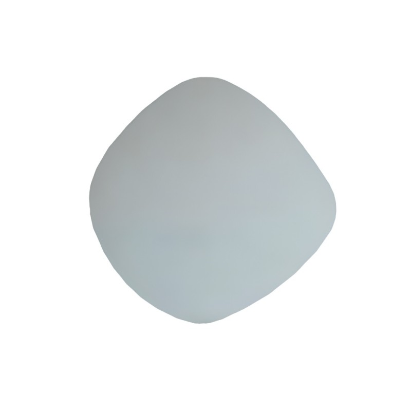 Oglinda Fano, sticla, transparent, H.40 cm, MILD000059-UN