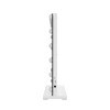 Oglinda Amora, metal, MDF, sticla, alba, L.60 cm, MILD000063-WH