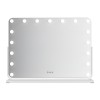 Oglinda Trofa, metal, MDF, sticla, alba, L.80 cm, MILD000068-WH