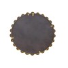 Oglinda Elena, metal, sticla, aurie, D.47 cm, MILD000073-GL