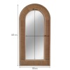 Oglinda de podea Madan, lemn, sticla, natural, H.120 cm, MILD000075-WOOD